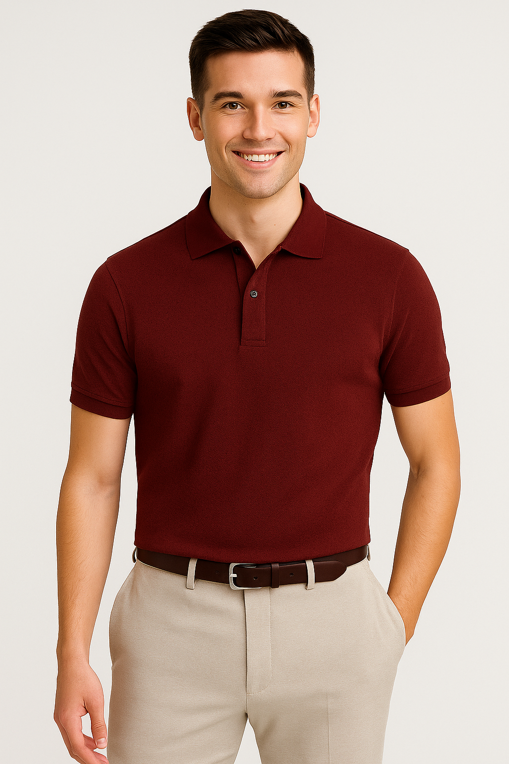 Maroon Polo Shirt for Men