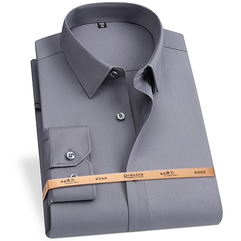 Gray Dress Shirt for Men